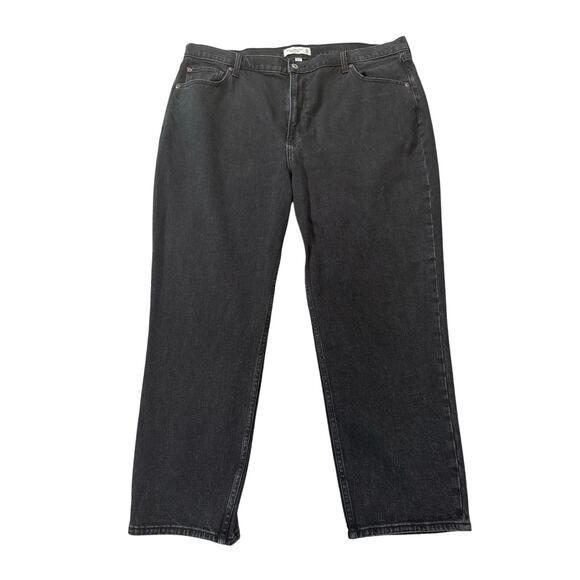 Abercrombie & Fitch Denim - Abercrombie & Fitch Jeans Women's 35/20R The Ankle Straight Ultra HighRise Black